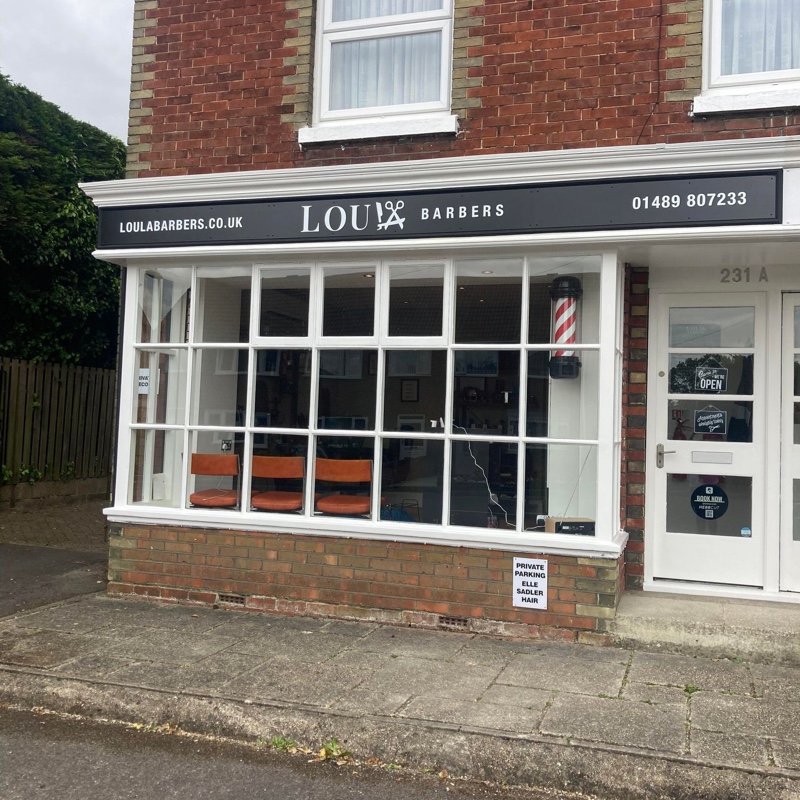 Loula Barbers Lower Swanick shop front